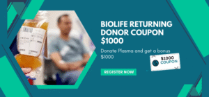 Biolife Returning Donor Coupon $1000